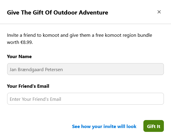 Komoot - Give The Gift Of Outdoor Adventure