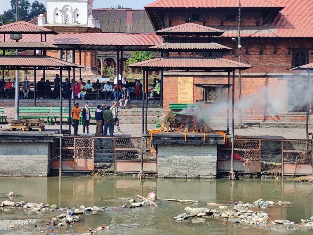 Ligafbrænding i Kathmandu
